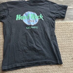 Hard Rock Cafe Dark Gray Tee with Logo